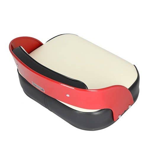 101259 | Seat Assembly - Restoration Quality | Vinyl | White with Black Trim | International | Farmall | IH 460 560 660 |  | 372753R91