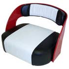 101263 | Seat Assembly - Restoration Quality | Vinyl | Black/White Original Pleated Pattern | International | Farmall | IH 200 230 240 240 300 330 340 340 404 460 504 560 606 706 806 2404 2404 2504 2504 2524 2606 |
