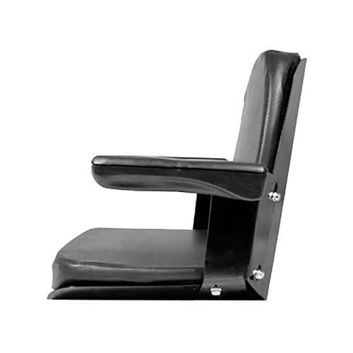 172504 | Seat Assembly with Flip-Up Armrest | Vinyl | Black | Allis Chalmers 4W-220 4W-305 170 175 180 185 190 200 210 840 840 7000 7010 7020 7030 7040 7045 7050 7060 7080 7580 8010 8030 8050 8070 8550 | Case 200 480B 480B 580B 580B 730 740 870 930 |