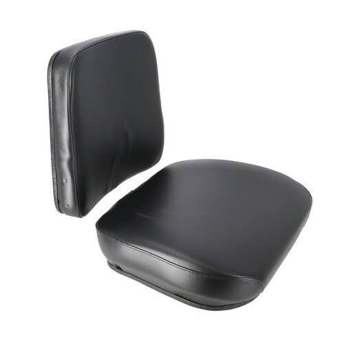 176995 | Seat Cushion Set - 2 Piece | Deluxe Style | Vinyl | Black | Case 970 1070 1175 1270 1370 1570 1896 2090 2096 2290 2294 2390 2394 2590 2594 3294 4494 4694 4894 | International | Farmall | IH Hydro 186 786 886 986 1086 1486 1586 3088 3288 3488 |