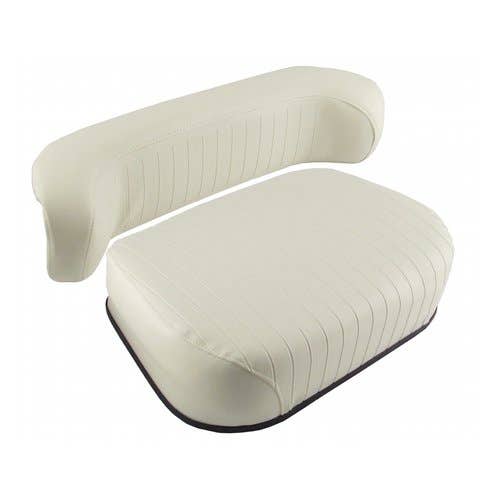 176853 | Seat Cushion Set | 2 Piece | Embossed Vinyl | Cream | Minneapolis Moline G955 G1355 | Oliver 1550 1555 1650 1655 1750 1755 1850 1855 1870 1950 1950T 1955 2050 2150 2255 2270 | White 2-62 2-70 2-78 2-85 2-105 2-150 4-78 |