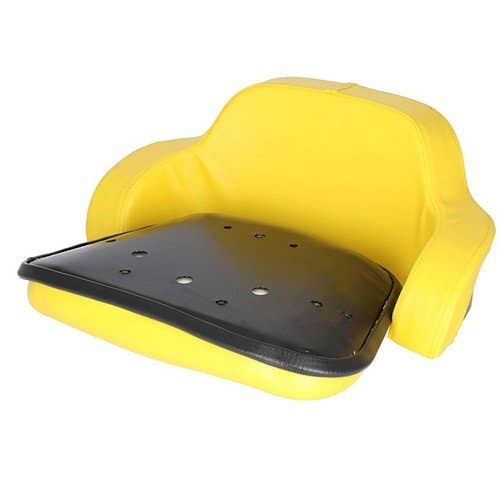 101288 | Seat Cushion Set - 2 Piece | Steel Back | Vinyl | Yellow | John Deere | TY9379 | John Deere 800 820 830 830 1010 1010 1020 1030 1120 1520 1530 2020 2020 2030 2040 2120 2150 2155 2250 2255 2350 2355 2440 2550 2555 2630 2640 2750 2755 |  | TY9379