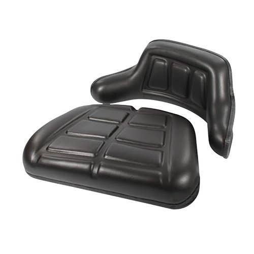 Seat Cushion Set - 2 Piece Vinyl Black fits Seats & Cushions WBR01BL Seat Cushion Set - 2 Piece Vinyl Black fits Seats & Cushions WBR01BL