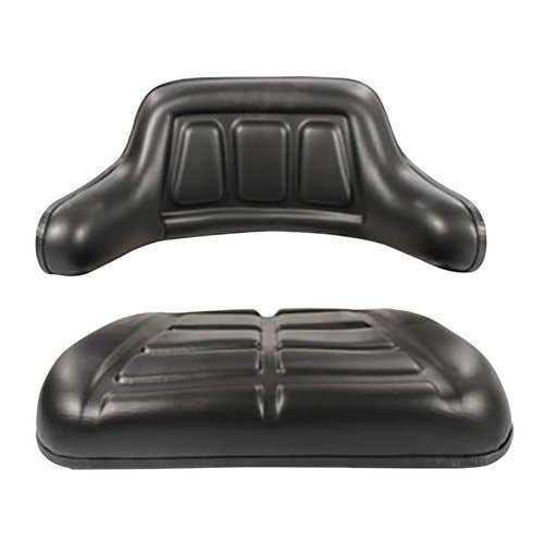 176614 | Seat Cushion Set - 2 Piece | Vinyl | Black |  | WBR01BL