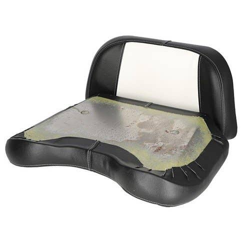 110879 | Seat Cushion Set - 2 Piece | Vinyl | Black/White | Allis Chalmers D10 D12 D14 D15 D17 D19 D21 170 175 180 185 190 200 220 7030 7050 |  | 70243740 | 70236460 | 70236461