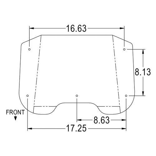 110879 | Seat Cushion Set - 2 Piece | Vinyl | Black/White | Allis Chalmers D10 D12 D14 D15 D17 D19 D21 170 175 180 185 190 200 220 7030 7050 |  | 70243740 | 70236460 | 70236461