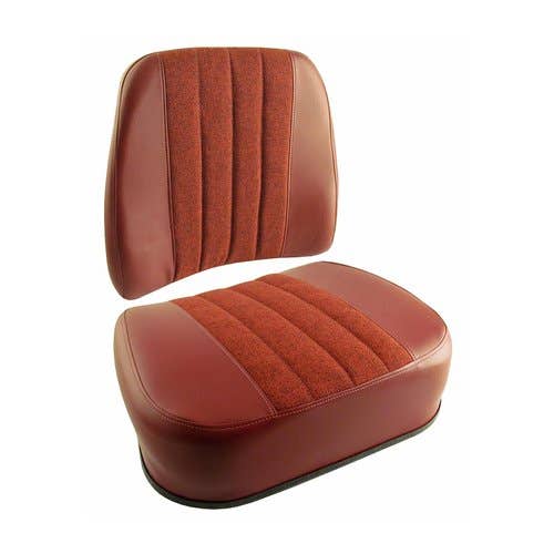 176892 | Seat Cushion Set - 2 Piece | Vinyl/Fabric | Red | Massey Ferguson 2675 2705 2745 2775 2805 |