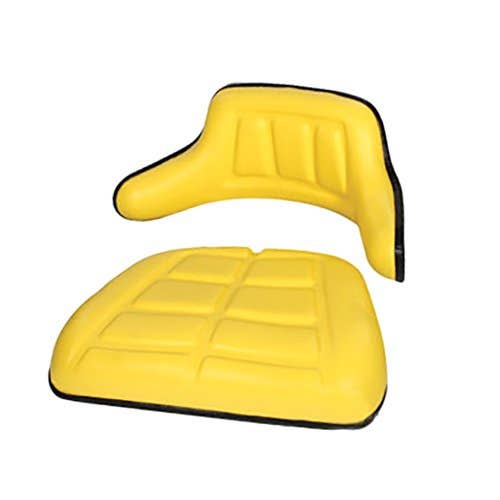 Seat Cushion Set - 2 Piece Vinyl Yellow fits Seats & Cushions WBR01YL Seat Cushion Set - 2 Piece Vinyl Yellow fits Seats & Cushions WBR01YL