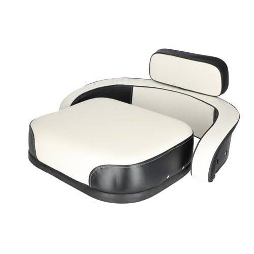 113002 | Seat Cushion Set - 3 Piece | Vinyl | White/Black | without Hardware | International | Farmall | IH Hydro 70 Hydro 86 Hydro 100 303 375 403 503 504 544 615 656 666 686 706 756 766 806 815 826 856 |  | 1999435C1 | 380680R94 | 387174R92 | 387177R92