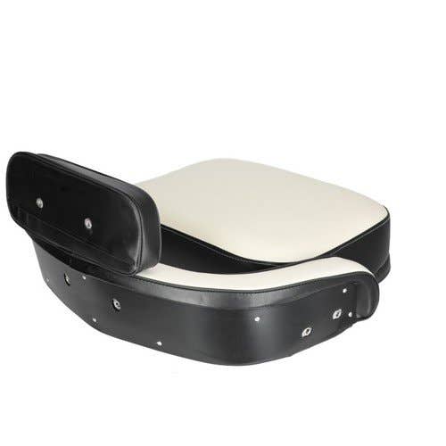 113002 | Seat Cushion Set - 3 Piece | Vinyl | White/Black | without Hardware | International | Farmall | IH Hydro 70 Hydro 86 Hydro 100 303 375 403 503 504 544 615 656 666 686 706 756 766 806 815 826 856 |  | 1999435C1 | 380680R94 | 387174R92 | 387177R92
