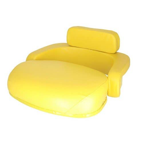 113497 | Seat Cushion Set - 3-Pieces | Vinyl | Yellow | without Brackets | John Deere 45 55 95 96 99 105 299 400 400 425 484 |  | TY9626 | AR26933 | AR26934 | AR26935 | AR44763 | AR59680 | AT14009 | AT14010 | AT14011 | R34266 | R34267 | R34268 | TY9626-6