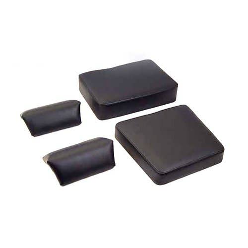 187776 | Seat Cushion Set - 4 Piece | Vinyl | Black | Case 450C 450C 455C 455C 550 550 |  | PV813