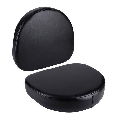 Seat Cushion Set - Reversible 2 Piece Vinyl Black fits Ford 2600 2610 3000 3400 3500 3600 4000 4400 4410 4500 335 340 420 445 515 535 540 545 545A 