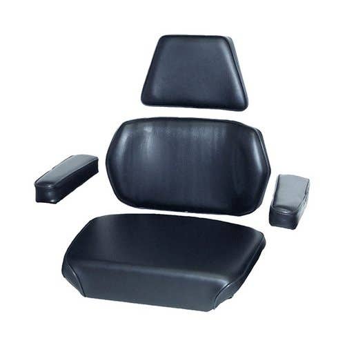 165380 | Seat Cushion Set - Vinyl | Black | 4 Pieces | Case 770 870 970 1070 1090 1170 1175 1270 1370 2470 2670 |