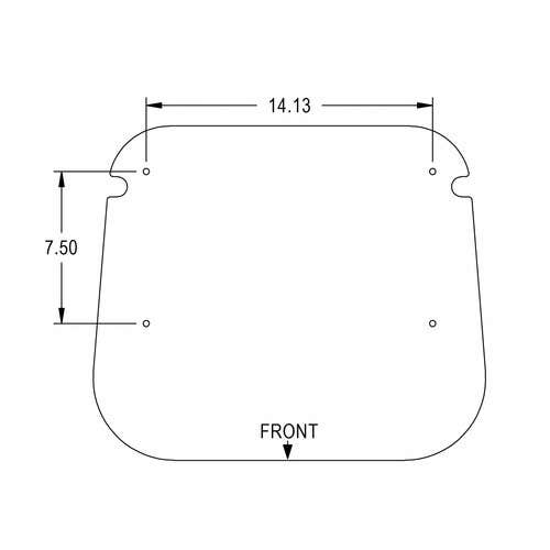 176895 | Seat Cushion Set with Brackets - 3 Piece | Vinyl | Gray/White | Massey Ferguson 1100 1130 1150 1500 1800 |  | 1031155M91