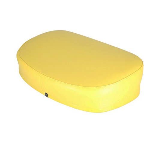 Seat Cushion - Steel Backed Vinyl Yellow fits John Deere 820 830 2510 2520 3010 3020 4000 4010 4020 4030 4230 4320 4430 4520 4620 4630 7520 AR26933
