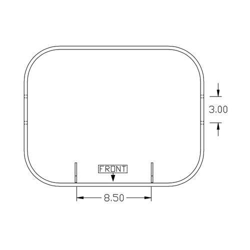 109262 | Seat Cushion - Steel Core | Vinyl | White with Black Trim | Oliver 770 880 990 1550 1555 1600 1650 1655 1800 1850 1900 1950 | White 2-62 2-78 2-78 4-78 4-78 |