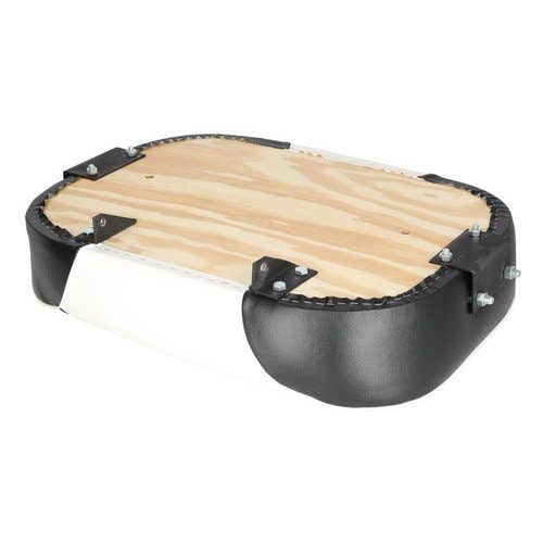 101339 | Seat Cushion - Vinyl | Black/White/Black | Oliver 1550 1650 1750 1850 1950 |