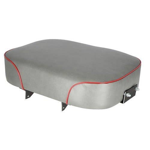 101330 | Seat Cushion - Vinyl | Gray with Red Trim | Massey Ferguson Super 90 90 95 |  | 1019806M91
