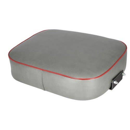 101330 | Seat Cushion - Vinyl | Gray with Red Trim | Massey Ferguson Super 90 90 95 |  | 1019806M91