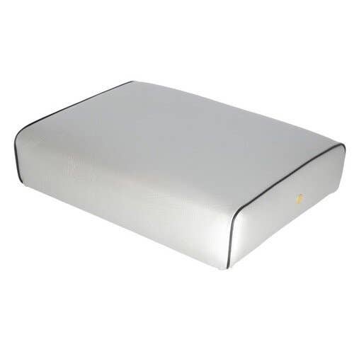 101268 | Seat Cushion - Vinyl | Silver | International | Farmall | IH Cub Lo-Boy 100 130 140 140 203 303 315 350 460 503 |  | 631730R91