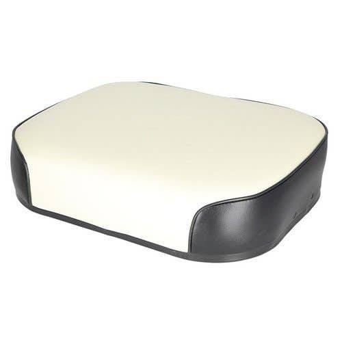Seat Cushion - Vinyl White/Black fits International Hydro 100 544 656 666 686 706 756 766 806 826 856 966 1066 1206 1256 1456 1466 1468 1566 1568 