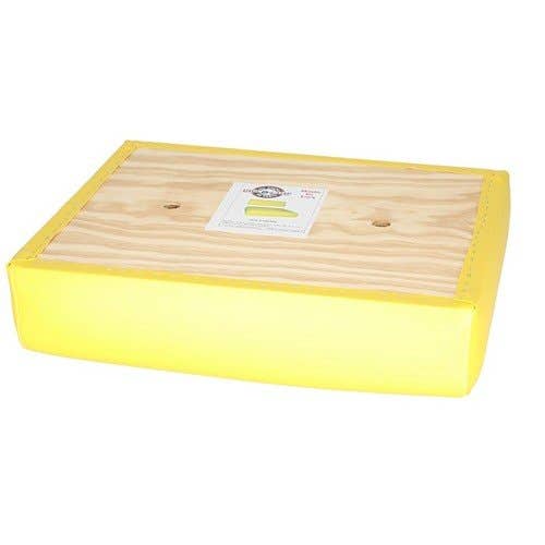 101314 | Seat Cushion - Wood Backed | Vinyl | Yellow | John Deere 1010 1010 3010 3020 |
