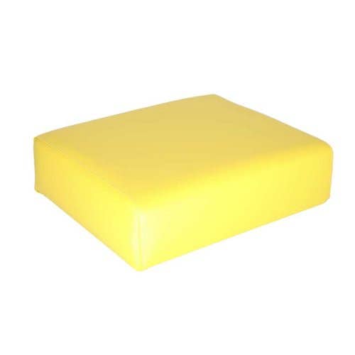 116716 | Seat Cushion - Wood Backed | Vinyl | Yellow | John Deere G M MT 40 320 330 420 420 430 430 435 440 440 1010 1010 |  | AM3463T