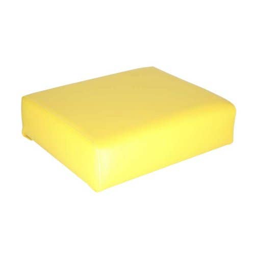 116716 | Seat Cushion - Wood Backed | Vinyl | Yellow | John Deere G M MT 40 320 330 420 420 430 430 435 440 440 1010 1010 |  | AM3463T