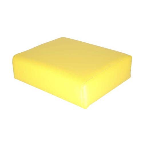 116716 | Seat Cushion - Wood Backed | Vinyl | Yellow | John Deere G M MT 40 320 330 420 420 430 430 435 440 440 1010 1010 |  | AM3463T