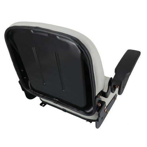 155486 | Seat | High-Back- Black Talon | Vinyl | Gray | Utility Trucks | Forklfts | Skid Steers | Mowers |