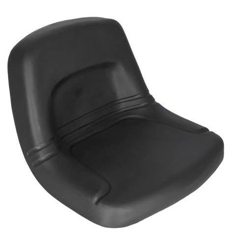 155612 | Seat | High Back Steel Pan | Black Talon | Black | Vinyl |