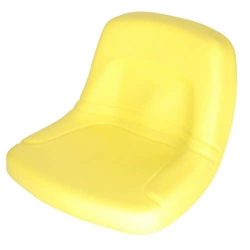 155491 | Seat | High Back Steel Pan | Black Talon | Yellow | Vinyl |