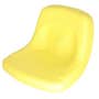 155491 | Seat | High Back Steel Pan | Black Talon | Yellow | Vinyl | 155491 | Seat | High Back Steel Pan | Black Talon | Yellow | Vinyl |