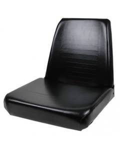 155628 | Seat | High-Back Steel Pan | Vinyl | Black |