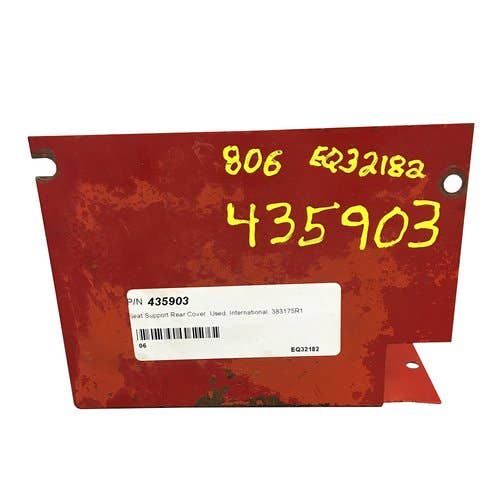 Used Seat Support Rear Cover fits International 706 806 1206 383175R1 Used Seat Support Rear Cover fits International 706 806 1206 383175R1
