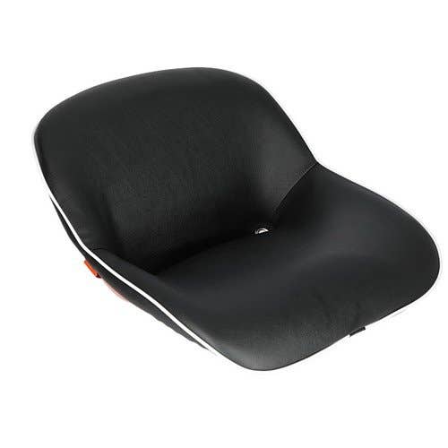 101349 | Seat | Vinyl | Black with Orange | Kubota B1550 B1700 B1750 B2100 B2150 B2400 B2410 B2710 B2910 B4200 B5100 B6100 B7100 B7300 B7500 B8200 B9200 G1800 G1900 G2000 GF1800 L175 L185 L200 L210 L225 L235 L245 L260 L275 |  | 34200-18400 | 34200-18403