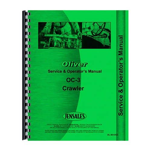 188778 | Service and Operator's Manual | Oliver OC3 OC3 |