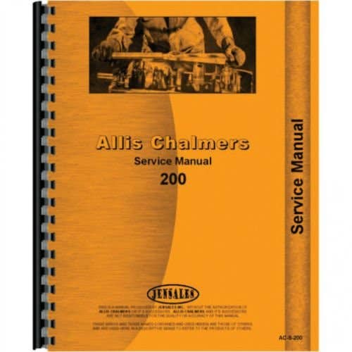 156263 | Service Manual - 200 | Allis Chalmers 200 |