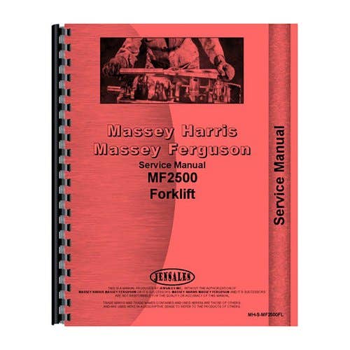 Service Manual fits Massey Ferguson 2500 2500 Service Manual fits Massey Ferguson 2500 2500
