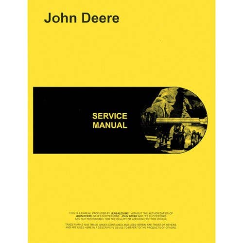 Service Manual fits John Deere L LA LI 62 Service Manual fits John Deere L LA LI 62
