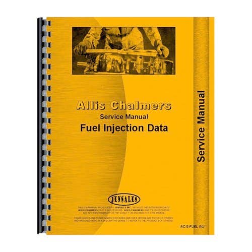 184687 | Service Manual - Fuel Injection Pump | Allis Chalmers D15 D17 D19 D21 HD3 HD3 HD6 HD6 HD11 HD11 190 190XT |