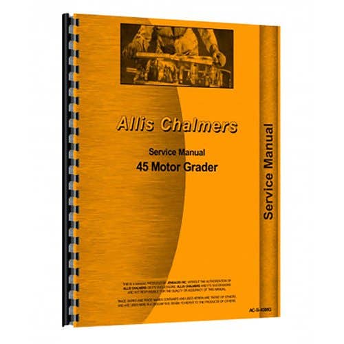 184968 | Service Manual | Allis Chalmers 45 45 |