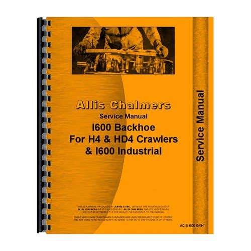 184983 | Service Manual | Allis Chalmers H4 HD4 HD4 |