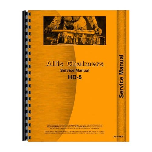 185380 | Service Manual | Allis Chalmers HD5 HD5 |