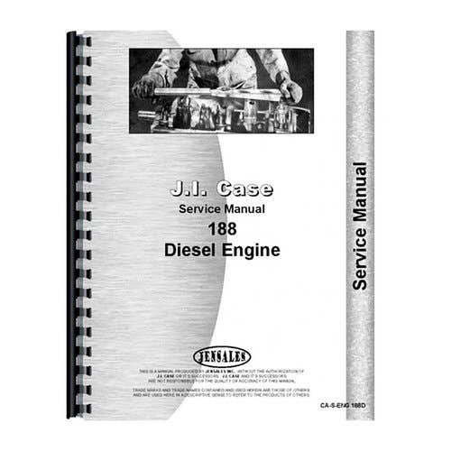 Service Manual fits Case D188 Service Manual fits Case D188