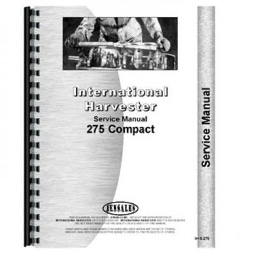 Service Manual fits Case IH 275 Service Manual fits Case IH 275