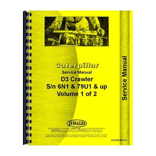 Service Manual fits Caterpillar D3 D3 Service Manual fits Caterpillar D3 D3