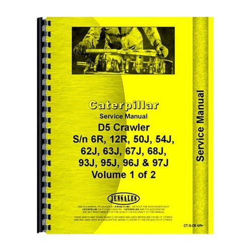 184739 | Service Manual | Caterpillar D5 D5 |