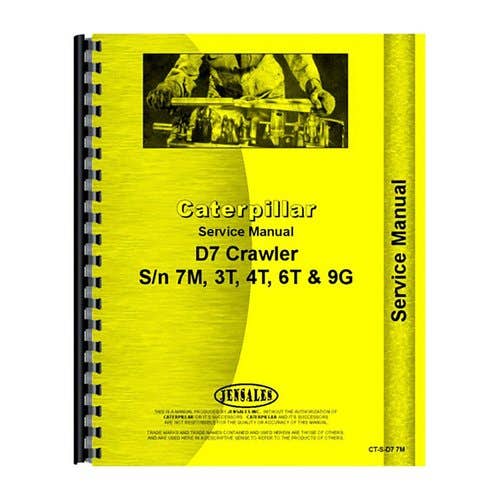184744 | Service Manual | Caterpillar D7 D7 |
